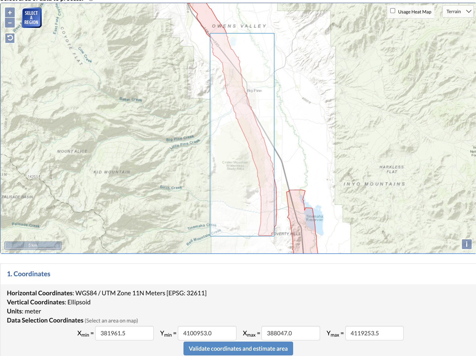 Owens Valley study area